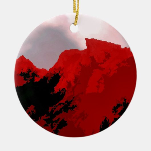 BERGE KERAMIK ORNAMENT (Vorne)