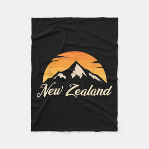 Berge Kiwi Rugby Fan Geschenk Neuseeland Fleecedecke