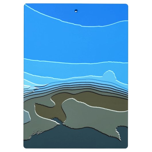 BERGE KLEMMBRETT (Rückseite)