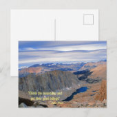 Berge klettern postkarte (Vorne/Hinten)