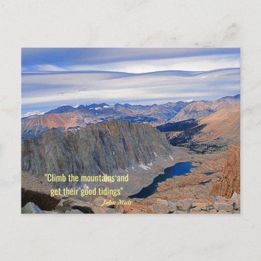 Berge klettern postkarte (Vorderseite)