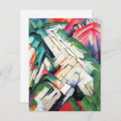 Berge (Landschaft) von Franz Marc, Vintage Kunst (Vorne/Hinten)