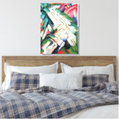 Berge (Landschaft) von Franz Marc, Vintage Kunst Leinwanddruck (Insitu (Schlafzimmer))
