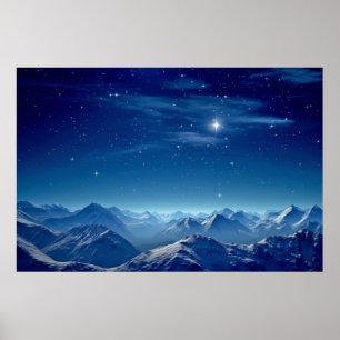 Berge Landschaftsmedizin Serene Poster