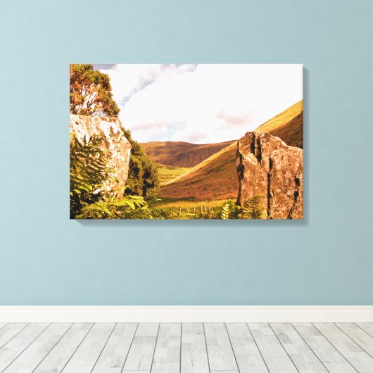 BERGE LEINWANDDRUCK (Insitu (Holzboden))