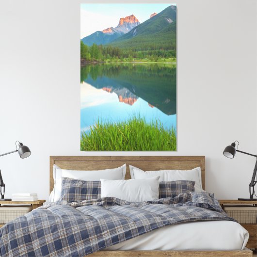 Berge Leinwanddruck (Insitu (Schlafzimmer))