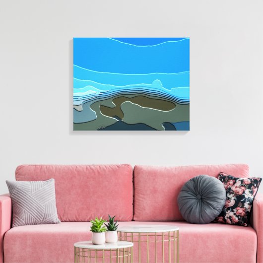 BERGE LEINWANDDRUCK (Insitu (Wohnzimmer))