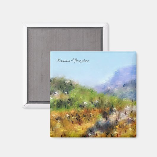 BERGE MAGNET (Vorderseite/Rückseite)