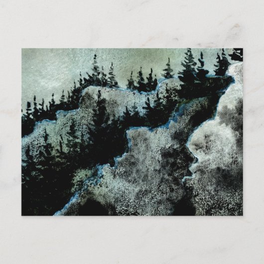 "Berge Männer" Landstraßen Postkarte (Vorderseite)