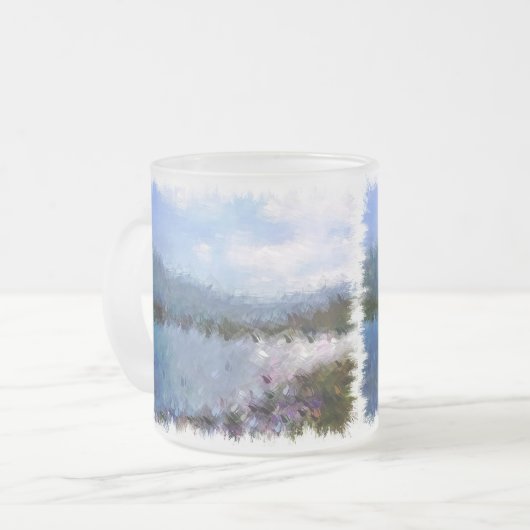 BERGE MATTGLASTASSE (Vorderseite Links)