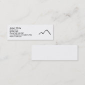 Berge Mini Visitenkarte (Vorne/Hinten)