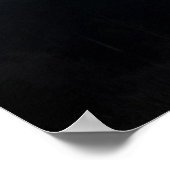 Berge mit Nebel durch Fichtenwald Poster (Ecke)