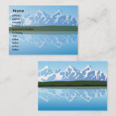 Berge - mollig visitenkarte (Vorne/Hinten)