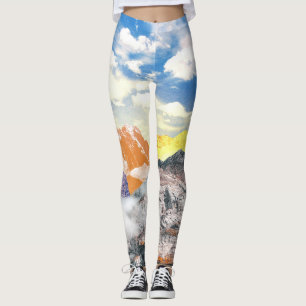Berge (Montage von Fotos) 1 Leggings
