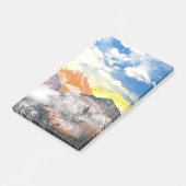 Berge (Montage von Fotos) 1 Post-it Klebezettel (angewinkelt)