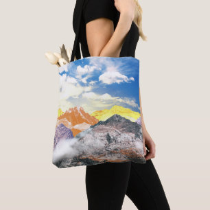 Berge (Montage von Fotos) 1 Tasche