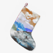 Berge (Montage von Fotos) 2 Kleiner Weihnachtsstrumpf (Vorderansicht (hängend))