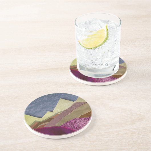 Berge Mulberry Getränkeuntersetzer (Seite)