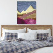 Berge Mulberry Leinwanddruck (Insitu (Schlafzimmer))