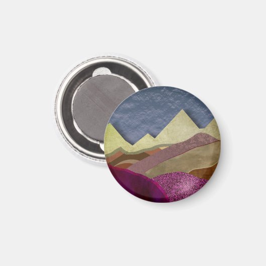 Berge Mulberry Magnet (Vorderseite/Rückseite)