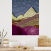 Berge Mulberry Poster (Küche)