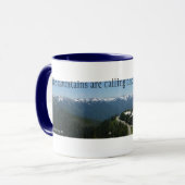 Berge nennen Tasse (Vorderseite Links)