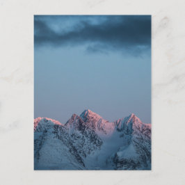 Berge Norwegen Feiertagspostkarte