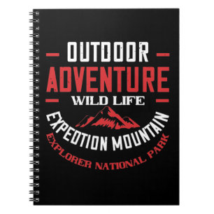 Berge - Outdoor Adventure Wild Life Notizblock