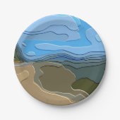 BERGE PAPPTELLER (Vorderseite)