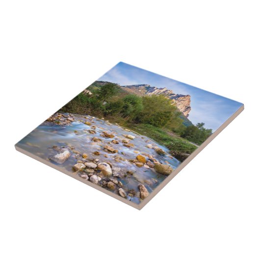 Berge Pech de Bugarach | Corbieres Fliese (Seite)