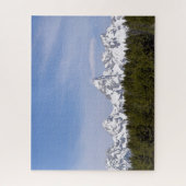 Berge, Pinienbäume und Blauer Himmel - 16 x 20 Zol Puzzle (Vertikal)