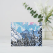 Berge Postkarte (Stehend Vorderseite)