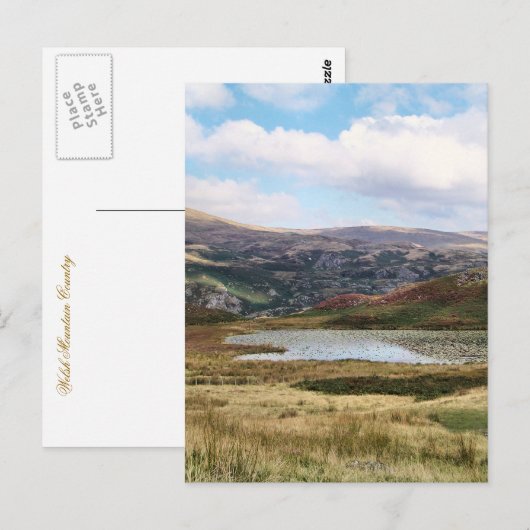 BERGE POSTKARTE (Vorne/Hinten)