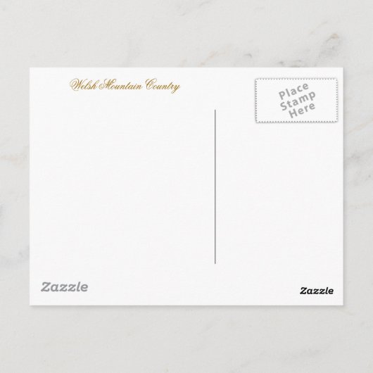 BERGE POSTKARTE (Rückseite)