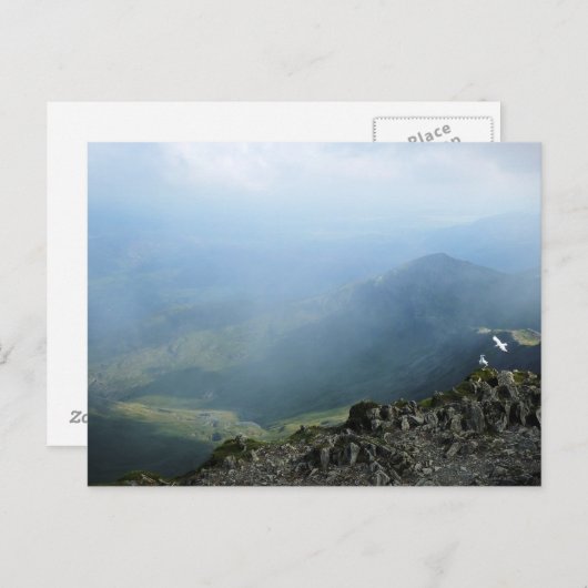 BERGE POSTKARTE (Vorne/Hinten)