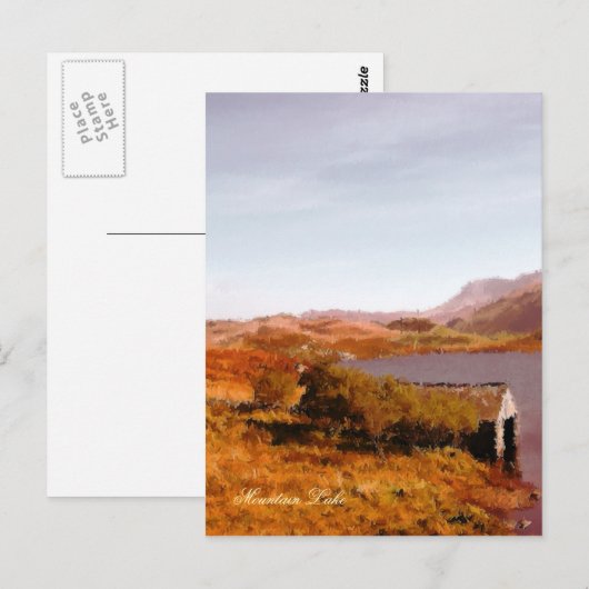 BERGE POSTKARTE (Vorne/Hinten)