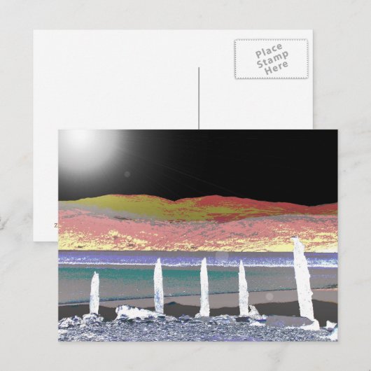 BERGE POSTKARTE (Vorne/Hinten)