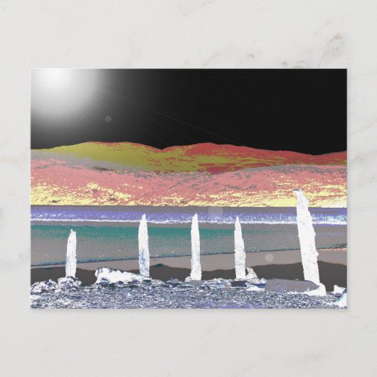 BERGE POSTKARTE (Vorderseite)