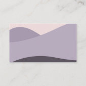 Berge QR-Code lila moderne Details Hochzeit Begleitkarte (Rückseite)