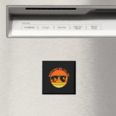 Berge rufen Bergsteiger-Sonnenbrille Retro Magnet (In Situ (Geschirrspüler))