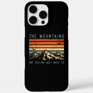 Berge rufen & ich muss Retro-Vintage 80 gehen iPhone 16 Pro Max Hülle