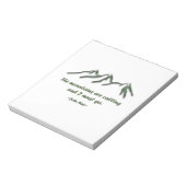 Berge rufen und schneebedeckte Berge Notizblock (Rotiert)