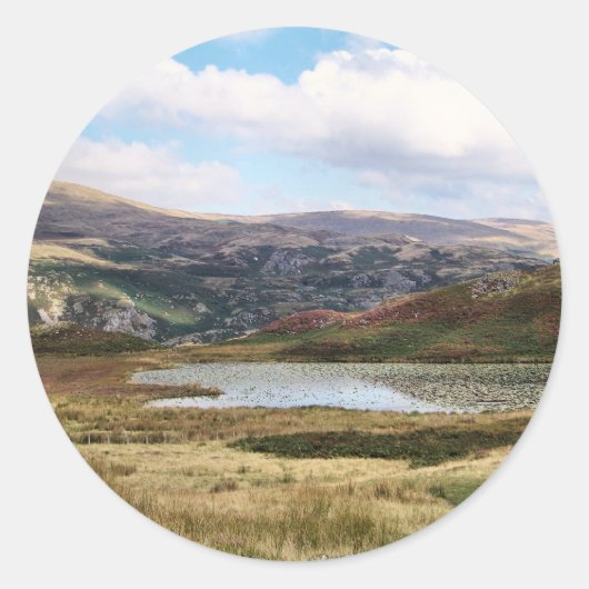 BERGE RUNDER AUFKLEBER (Vorderseite)