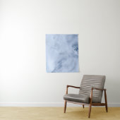 Berge, schneebedeckte Berge und Wolken Wandteppich (Beispiel)