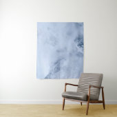 Berge, schneebedeckte Berge und Wolken Wandteppich (Beispiel)