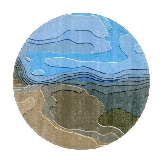 BERGE SCHNEIDEBRETT (Vorderseite)