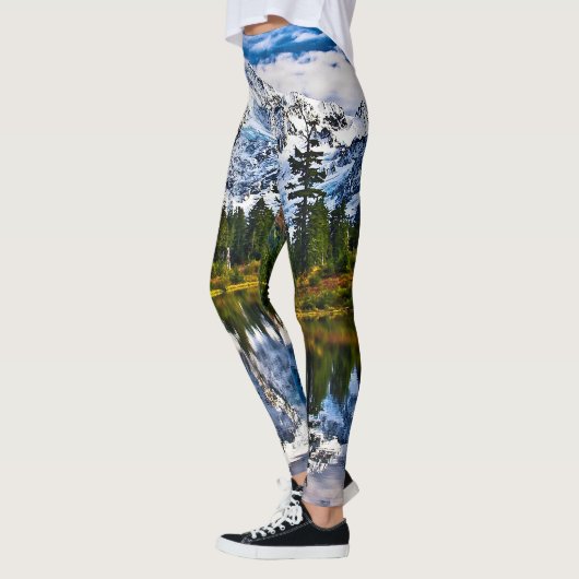 Berge - See - Schnee - Natur Leggings (Links)