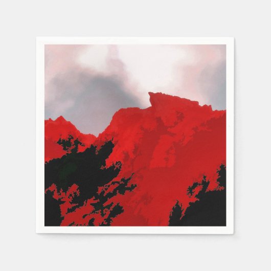 BERGE SERVIETTE (Vorderseite)