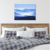 Berge Silhouette Wolken Leinwanddruck (Insitu (Schlafzimmer))