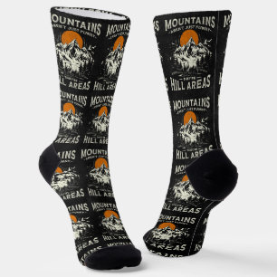 Berge sind nicht lustig, es sind Hügelgebiete Socken